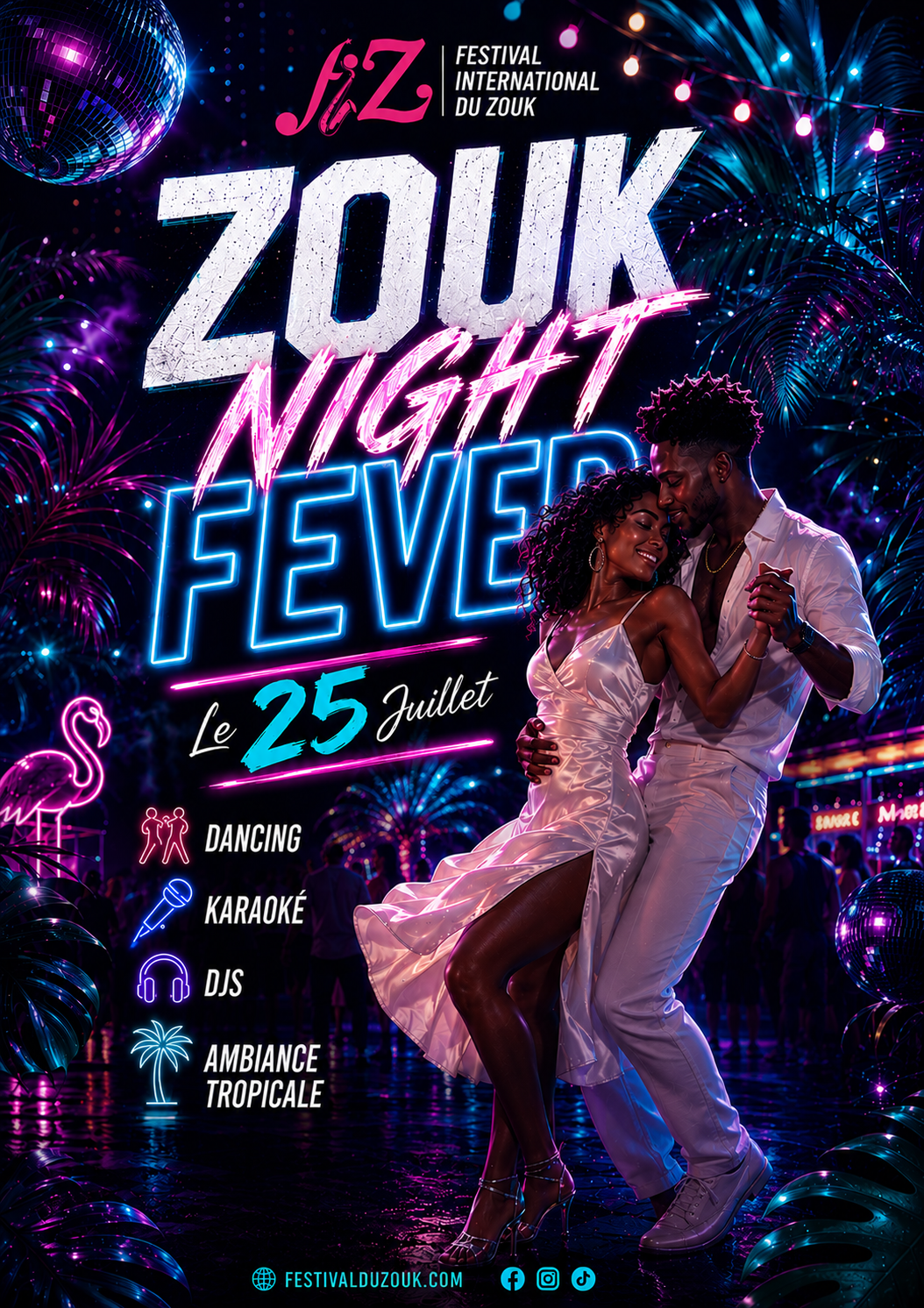 Affiche Zouk Night Fever
