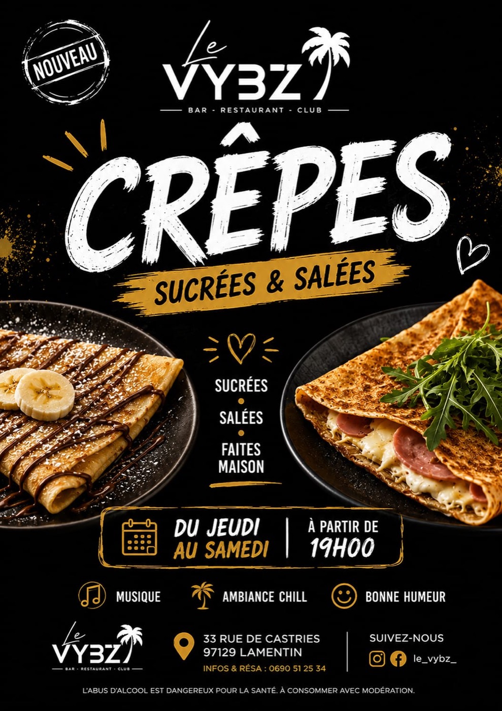 Crêpes au VYBZ